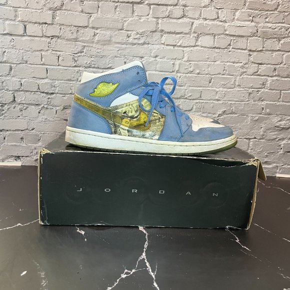 Size 10.5 - Jordan 1 Retro Alpha White University Blue (2007) - Picture 4 of 7